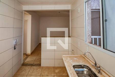 Cozinha/Área de serviço de apartamento para alugar com 2 quartos, 45m² em Felixlândia (justinópolis), Ribeirão das Neves
