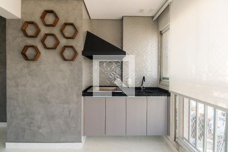 Varanda Gourmet  de apartamento para alugar com 2 quartos, 69m² em Chácara Seis de Outubro, São Paulo