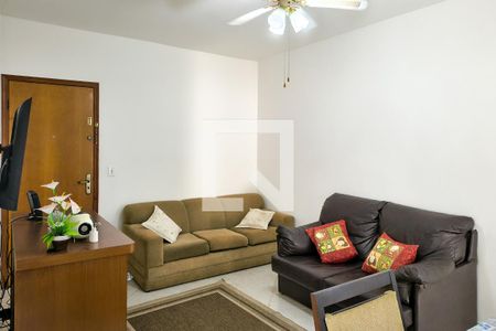 Sala de apartamento para alugar com 1 quarto, 64m² em Guilhermina, Praia Grande