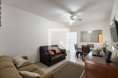 Sala de apartamento para alugar com 1 quarto, 64m² em Guilhermina, Praia Grande