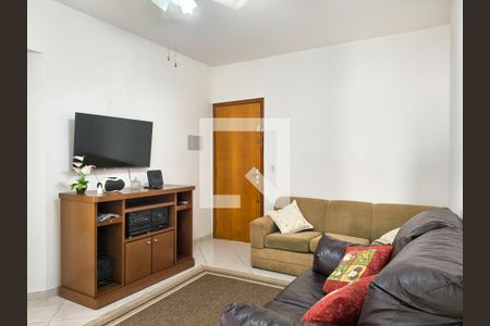 Sala  de apartamento para alugar com 1 quarto, 64m² em Guilhermina, Praia Grande