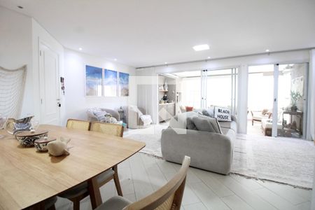 Sala  de apartamento à venda com 3 quartos, 124m² em Mooca, São Paulo