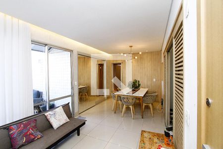 Sala de apartamento à venda com 4 quartos, 243m² em Grajaú, Belo Horizonte