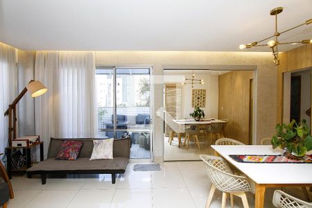 Sala de apartamento à venda com 4 quartos, 243m² em Grajaú, Belo Horizonte