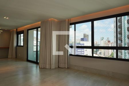 Sala  de apartamento para alugar com 2 quartos, 141m² em Serra, Belo Horizonte