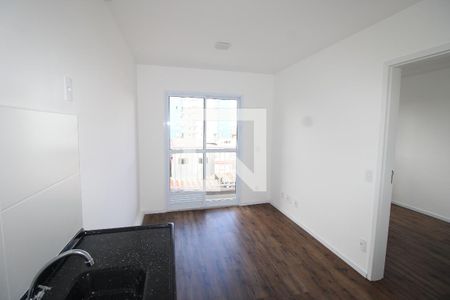 Sala/Cozinha de apartamento para alugar com 1 quarto, 26m² em Parada Xv de Novembro, São Paulo