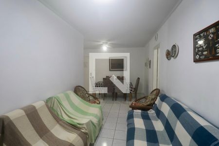 Sala de apartamento para alugar com 2 quartos, 75m² em Jardim Las Palmas, Guarujá