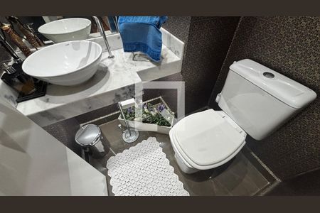 Lavabo de apartamento à venda com 3 quartos, 114m² em Centro, Santo André
