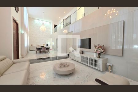 Sala de casa de condomínio à venda com 6 quartos, 560m² em Condados da Lagoa, Lagoa Santa