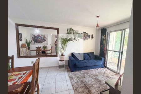 Sala de Estar de apartamento à venda com 2 quartos, 52m² em Bandeiras, Osasco