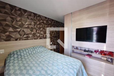 Suíte  de apartamento à venda com 4 quartos, 152m² em Vila Boa Vista, Santo André