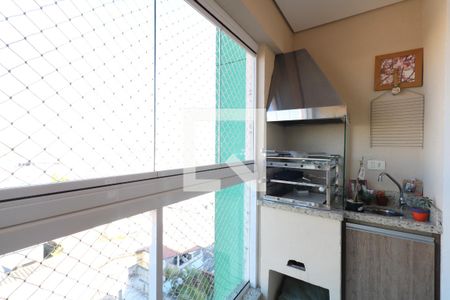 Varanda Gourmet de apartamento à venda com 2 quartos, 62m² em Centro, São Caetano do Sul
