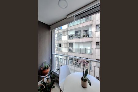 Varanda da Sala de kitnet/studio para alugar com 1 quarto, 28m² em Vila Mariana, São Paulo