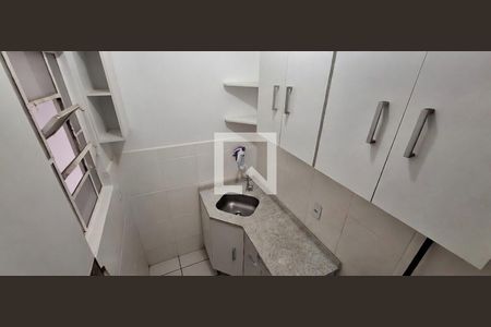 Cozinha de apartamento à venda com 1 quarto, 28m² em Bela Vista, São Paulo