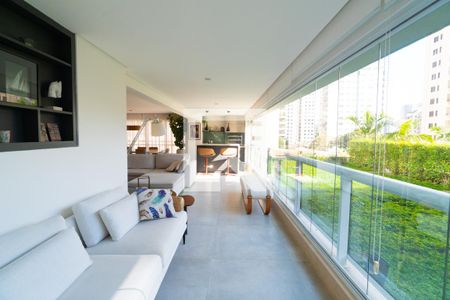 Sala - Churrasqueira de apartamento para alugar com 3 quartos, 177m² em Vila Clementino, São Paulo