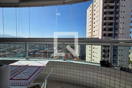 Varanda de apartamento para alugar com 1 quarto, 50m² em Guilhermina, Praia Grande