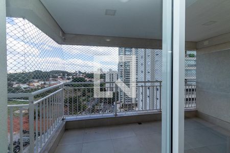 Varanda da Sala de apartamento para alugar com 1 quarto, 62m² em Vila Anastácio, São Paulo