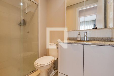 Banheiro de apartamento à venda com 1 quarto, 33m² em Ipiranga, São Paulo