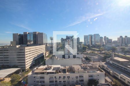 Vista da Sala de apartamento à venda com 3 quartos, 97m² em Menino Deus, Porto Alegre