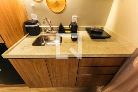Sala/Cozinha de kitnet/studio para alugar com 1 quarto, 30m² em Alto da Mooca, São Paulo