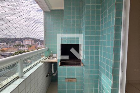 Varanda de apartamento para alugar com 1 quarto, 40m² em Boqueirão, Praia Grande