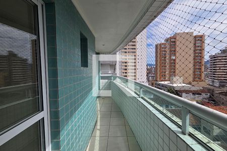 Varanda de apartamento para alugar com 1 quarto, 40m² em Boqueirão, Praia Grande