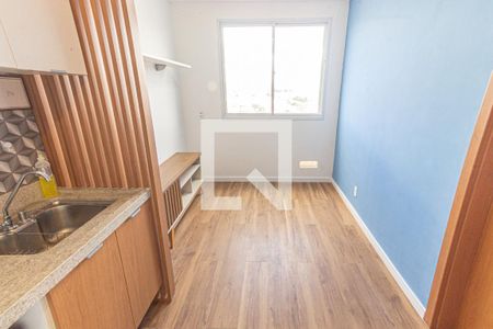 Sala/Cozinha de apartamento para alugar com 1 quarto, 25m² em Belenzinho, São Paulo