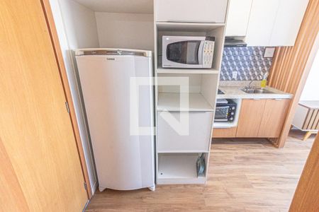Sala/Cozinha de apartamento para alugar com 1 quarto, 25m² em Belenzinho, São Paulo