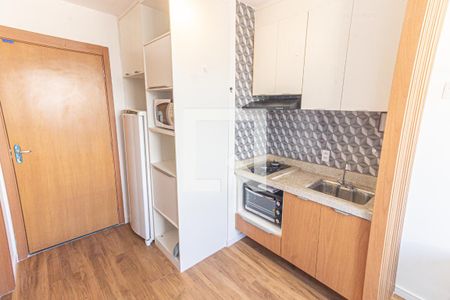 Sala/Cozinha de apartamento para alugar com 1 quarto, 25m² em Belenzinho, São Paulo