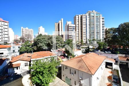 Sala - Vista de apartamento para alugar com 3 quartos, 106m² em Cambuí, Campinas