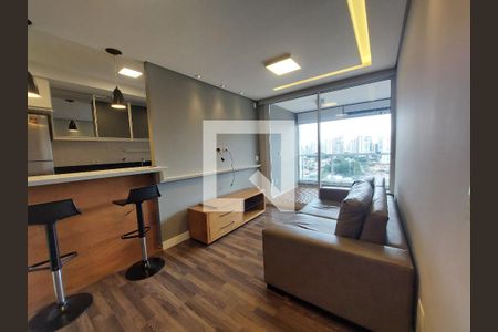 Sala de apartamento à venda com 2 quartos, 67m² em Brooklin, São Paulo