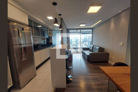 Sala de apartamento à venda com 2 quartos, 67m² em Brooklin, São Paulo