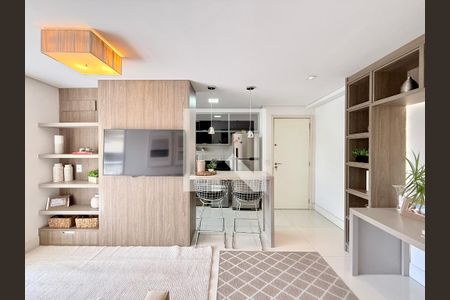 Sala  de apartamento à venda com 2 quartos, 77m² em Jardim Dom Bosco, São Paulo