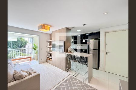 Sala  de apartamento à venda com 2 quartos, 77m² em Jardim Dom Bosco, São Paulo