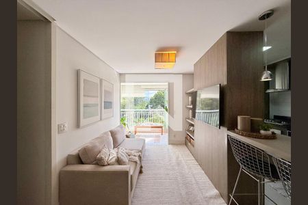 Sala  de apartamento à venda com 2 quartos, 77m² em Jardim Dom Bosco, São Paulo