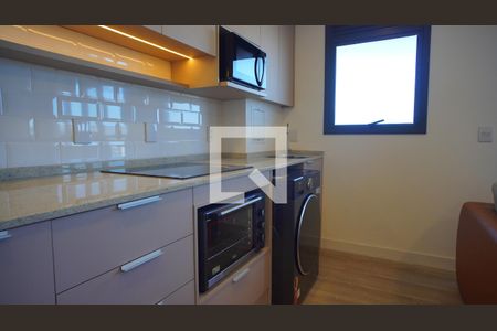 Cozinha e Área de Serviço de kitnet/studio à venda com 1 quarto, 37m² em Jardim do Salso, Porto Alegre