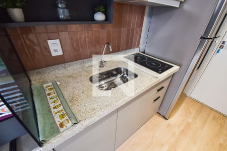 Sala/cozinha de apartamento para alugar com 1 quarto, 31m² em Vila Mariana, São Paulo