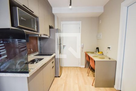 Sala/cozinha de apartamento para alugar com 1 quarto, 31m² em Vila Mariana, São Paulo