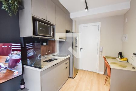 Sala/cozinha de apartamento para alugar com 1 quarto, 31m² em Vila Mariana, São Paulo