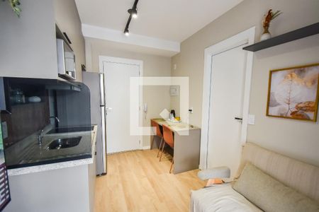 Sala/cozinha de apartamento para alugar com 1 quarto, 31m² em Vila Mariana, São Paulo