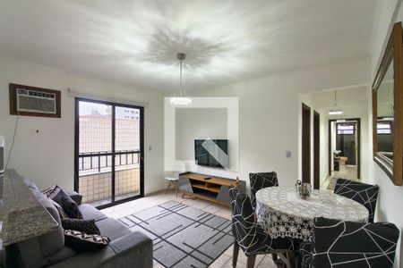 Sala de apartamento para alugar com 2 quartos, 90m² em Vila Caiçara, Praia Grande