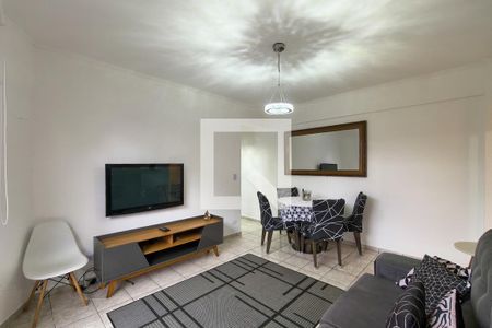 Sala de apartamento para alugar com 2 quartos, 90m² em Vila Caiçara, Praia Grande