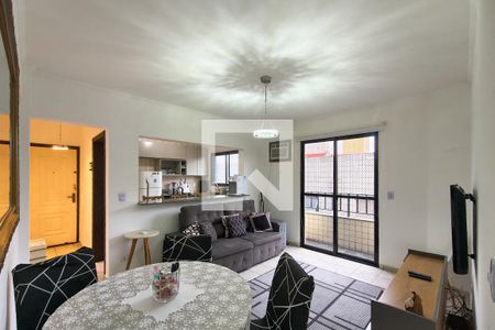 Sala de apartamento para alugar com 2 quartos, 90m² em Vila Caiçara, Praia Grande