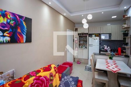 Sala de apartamento à venda com 1 quarto, 42m² em Campanário, Diadema