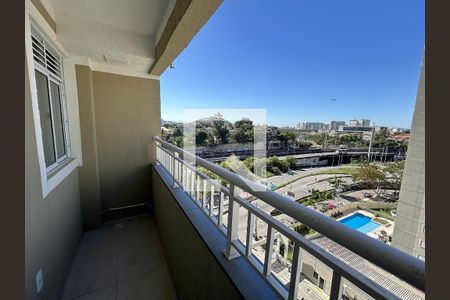 Varanda da Sala de apartamento para alugar com 2 quartos, 48m² em Del Castilho, Rio de Janeiro