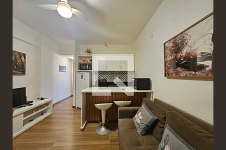 Sala/Cozinha de apartamento para alugar com 1 quarto, 51m² em Rio Vermelho, Salvador