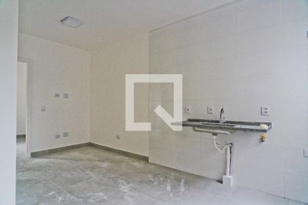Sala e cozinha de apartamento à venda com 2 quartos, 41m² em Jardim Primavera, São Paulo