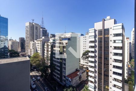 Vista/Varanda de kitnet/studio para alugar com 1 quarto, 25m² em Jardim Paulista, São Paulo