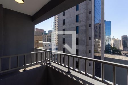 Vista/Varanda de kitnet/studio para alugar com 1 quarto, 25m² em Jardim Paulista, São Paulo