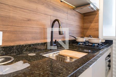 Cozinha de apartamento à venda com 2 quartos, 42m² em Vila Sao Joao, Guarulhos